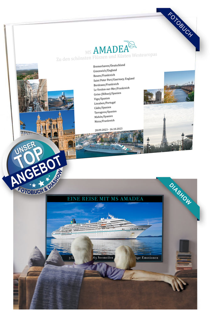 AMA464_ Zu den schönsten Flüssen und Küsten Westeuropas mit MS Amadea 28.09.2023 - 16.10.2023