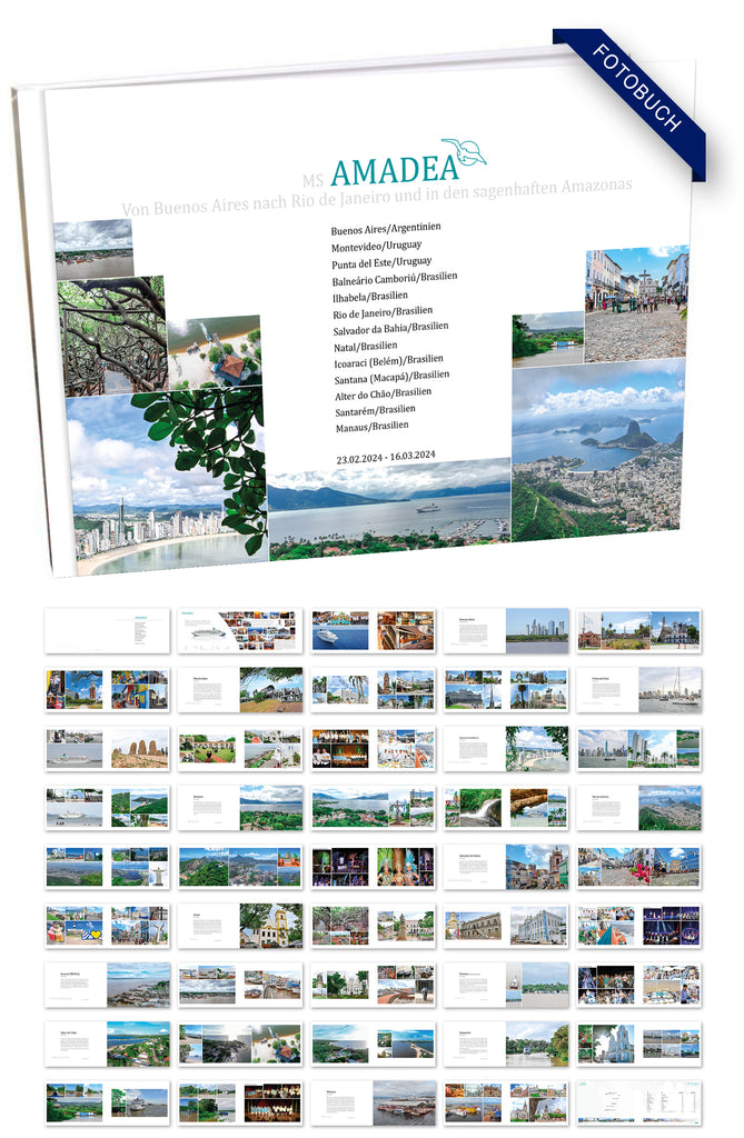 AMA472_ Von Buenos Aires nach Rio de Janeiro und in den sagenhaften Amazonas mit MS Amadea 23.02.2024 - 16.03.2024