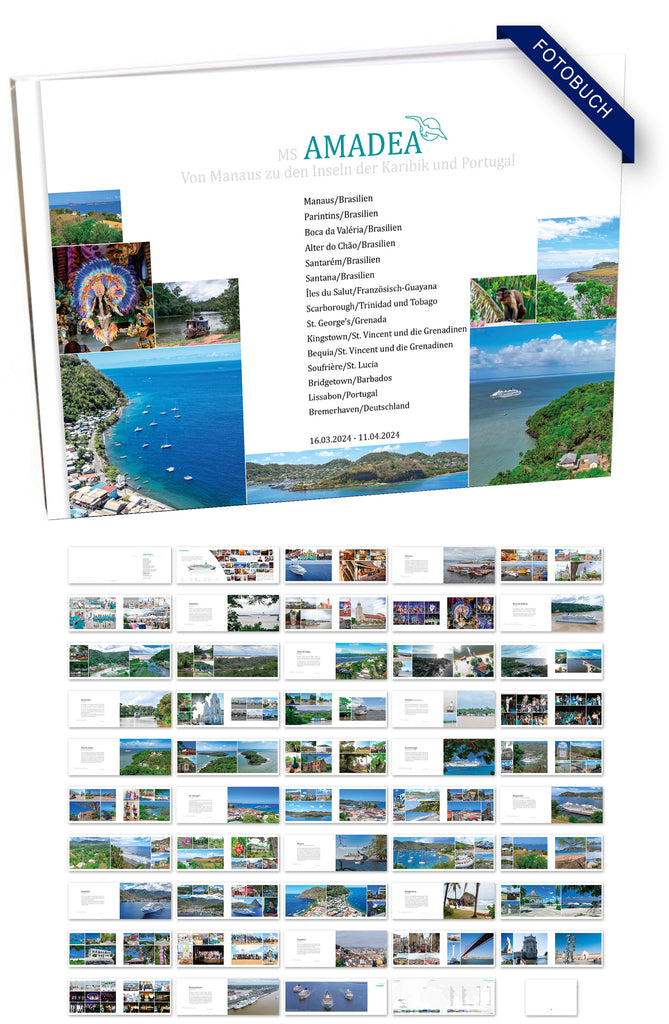 AMA473_ Von Manaus zu den Inseln der Karibik und Portugal mit MS Amadea 16.03.2024 - 11.04.2024