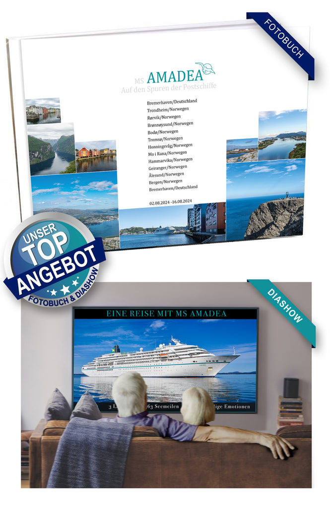 AMA480_ Auf den Spuren der Postschiffe mit MS Amadea 02.08.2024 - 16.08.2024