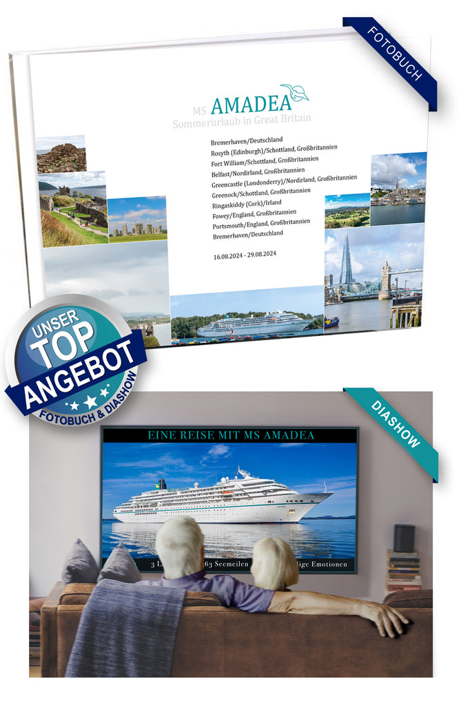 AMA481_ Sommerurlaub in Great Britain mit MS Amadea 16.08.2024 - 29.08.2024