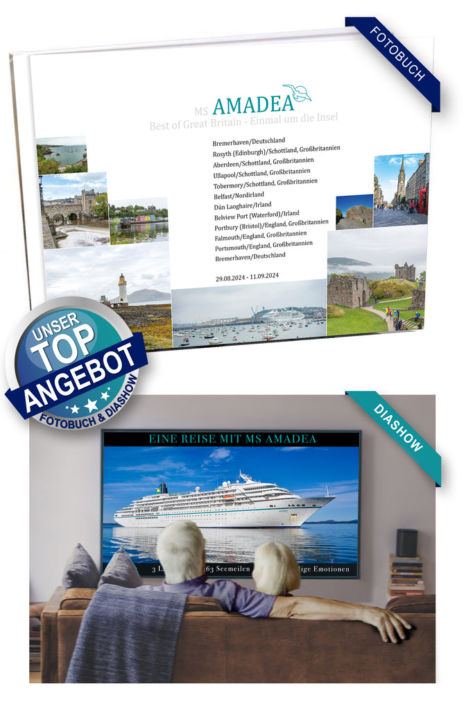 AMA482_ Best of Great Britain - Einmal um die Insel mit MS Amadea 29.08.2024 - 11.09.2024