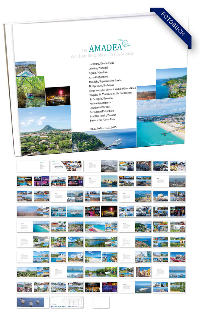 AMA491_ Von Hamburg bis nach Costa Rica mit MS Amadea 21.12.2024 - 18.01.2025