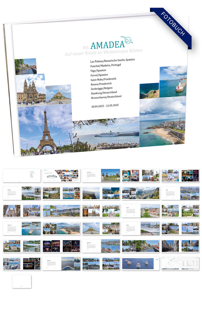 AMA497_ Auf neuer Route an Westeuropas Küsten mit MS Amadea 28.04.2025 - 12.05.2025