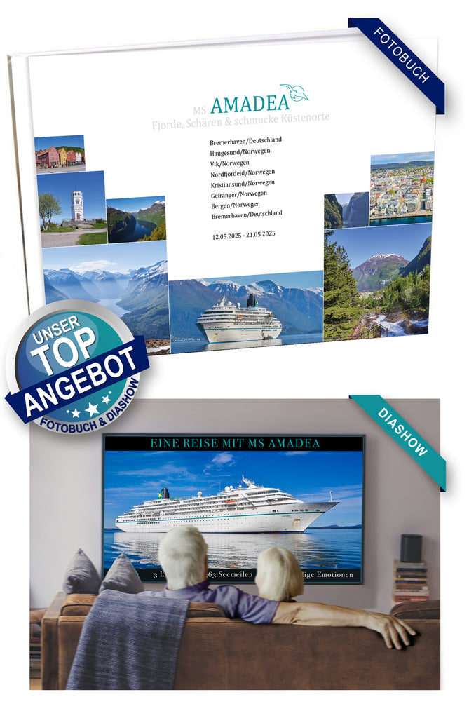 AMA498_ Fjorde, Schären & schmucke Küstenorte mit MS Amadea 12.05.2025 - 21.05.2025