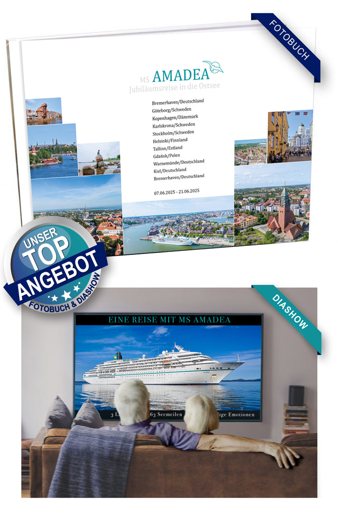 AMA500_ Jubiläumsreise in die Ostsee mit MS Amadea 07.06.2025 - 21.06.2025