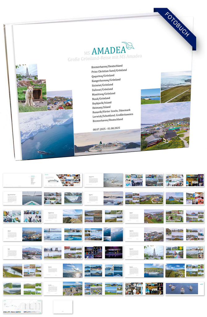 AMA502_ Große Grönland-Reise mit MS Amadea 08.07.2025 - 01.08.2025