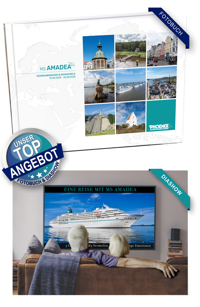 AMA504_ Südskandinavien & Heimatziele mit MS Amadea 15.08.2025 - 25.08.2025