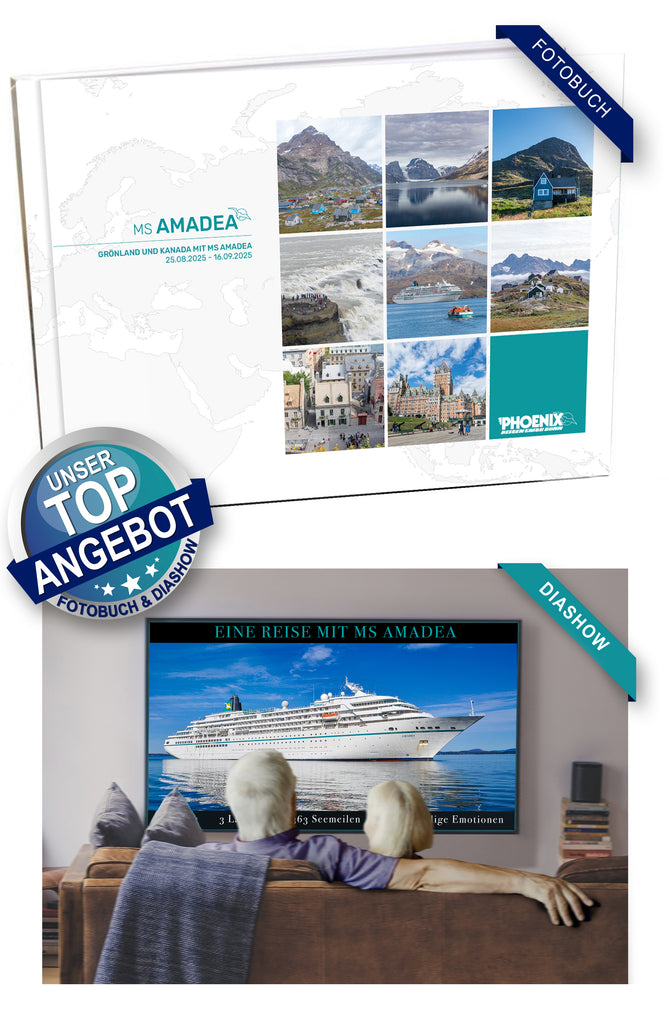 AMA506_ Grönland und Kanada mit MS Amadea 25.08.2025 - 16.09.2025