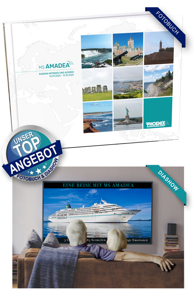 AMA507_ Kanada Intensiv und Azoren mit MS Amadea 16.09.2025 - 10.10.2025