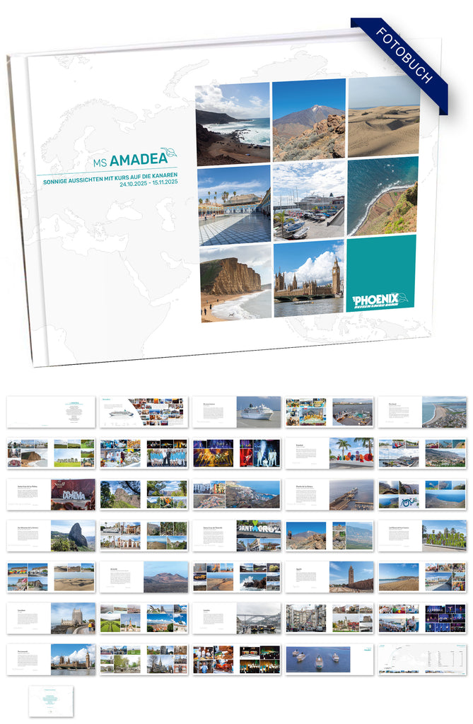AMA509_ Sonnige Aussichten mit Kurs auf die Kanaren mit MS Amadea 24.10.2025 - 15.11.2025