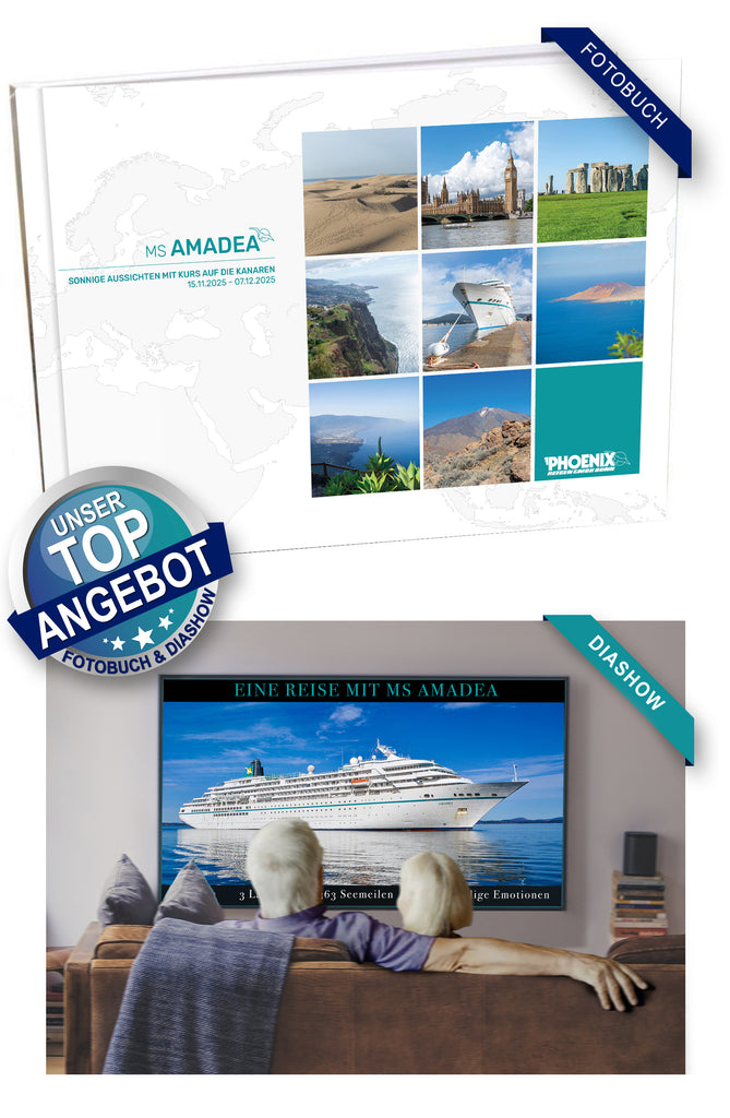 AMA510_Sonnige Aussichten mit Kurs auf die Kanaren mit MS Amadea 15.11.2025 - 07.12.2025