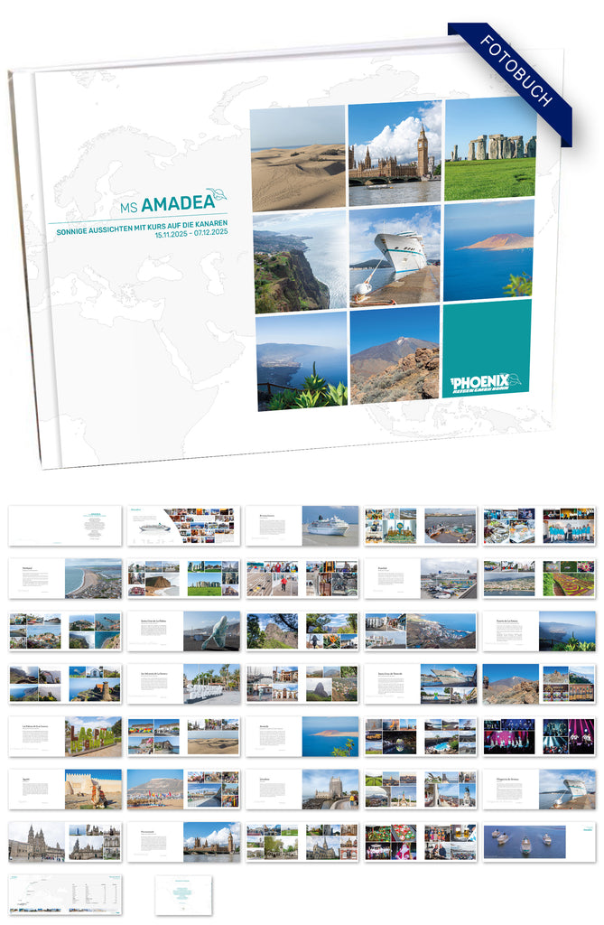 AMA510_Sonnige Aussichten mit Kurs auf die Kanaren mit MS Amadea 15.11.2025 - 07.12.2025