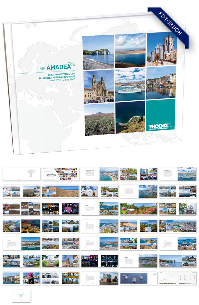 AMA521_ Über Pfingsten zu den schönsten Häfen Südeuropas mit MS Amadea 16.05.2026 - 30.05.2026