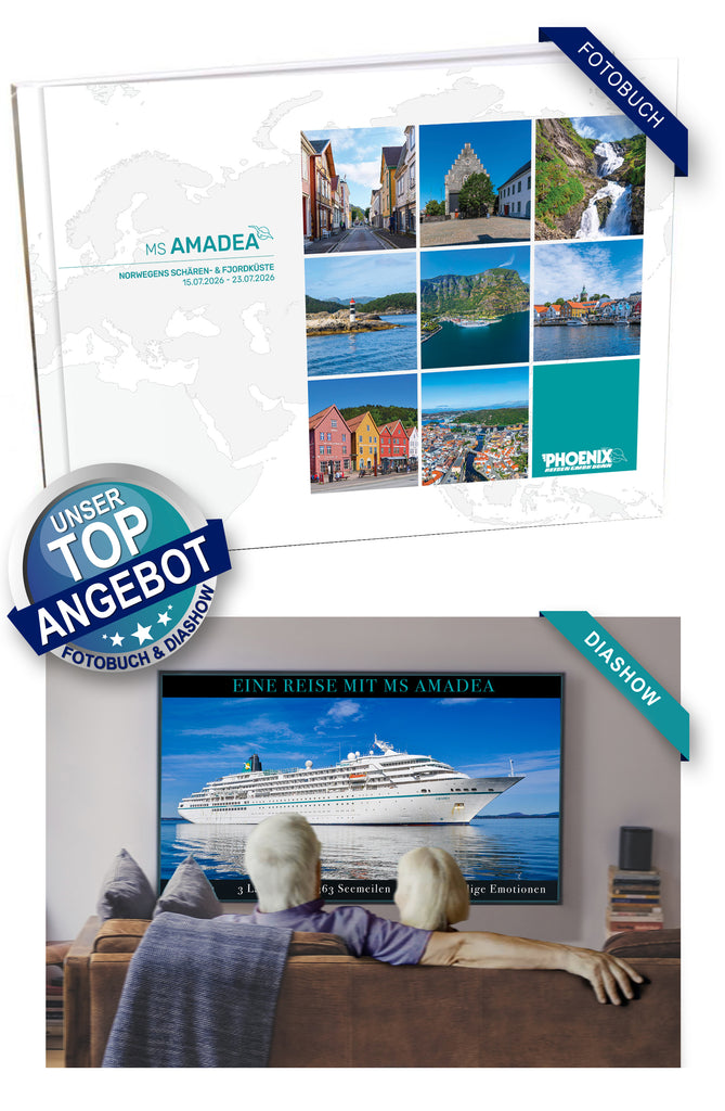 AMA525_ Norwegens Schären- & Fjordküste mit MS Amadea 15.07.2026 - 23.07.2026