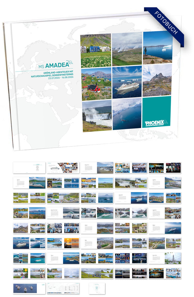 AMA526_ Grönland-Abenteuer mit Naturschauspiel Sonnenfinsternis mit MS Amadea 23.07.2026 - 16.08.2026