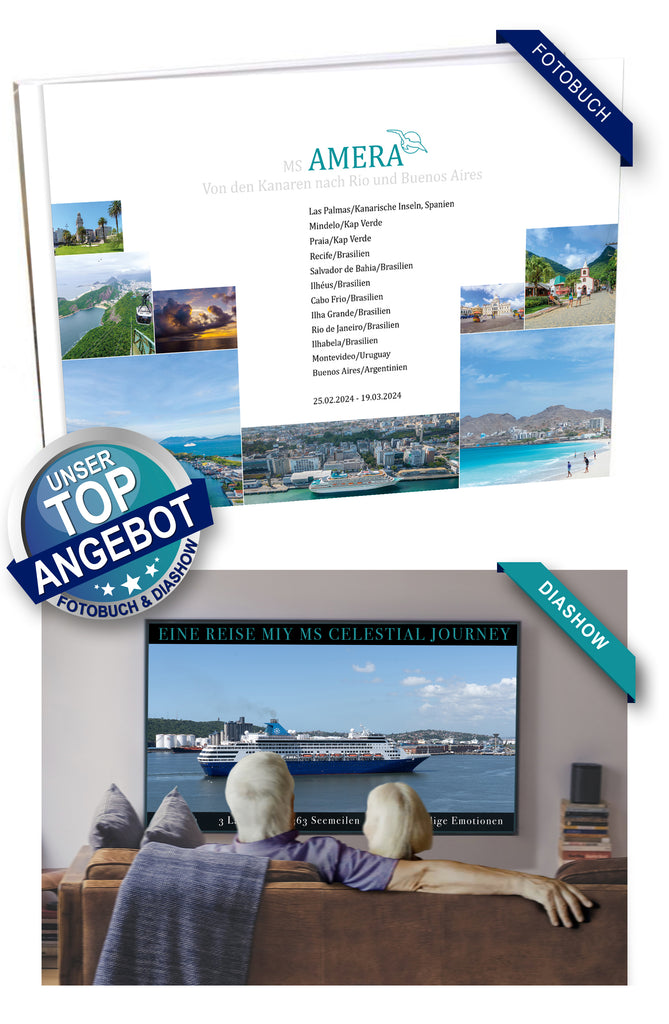 AMR108_ Von den Kanaren nach Rio und Buenos Aires mit MS Amera 25.02.2024 - 19.03.2024