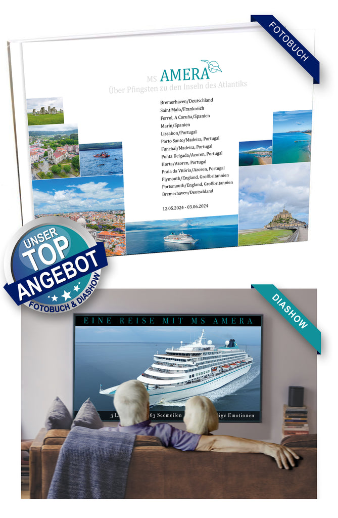 AMR111_ Über Pfingsten zu den Inseln des Atlantiks mit MS Amera 12.05.2024 - 03.06.2024