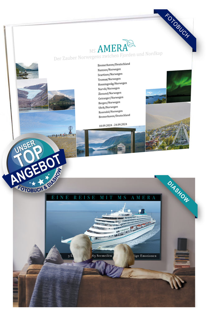 AMR119_ Der Zauber Norwegens zwichen Fjorden und Nordkap mit MS Amera 10.09.2024 - 24.09.2024