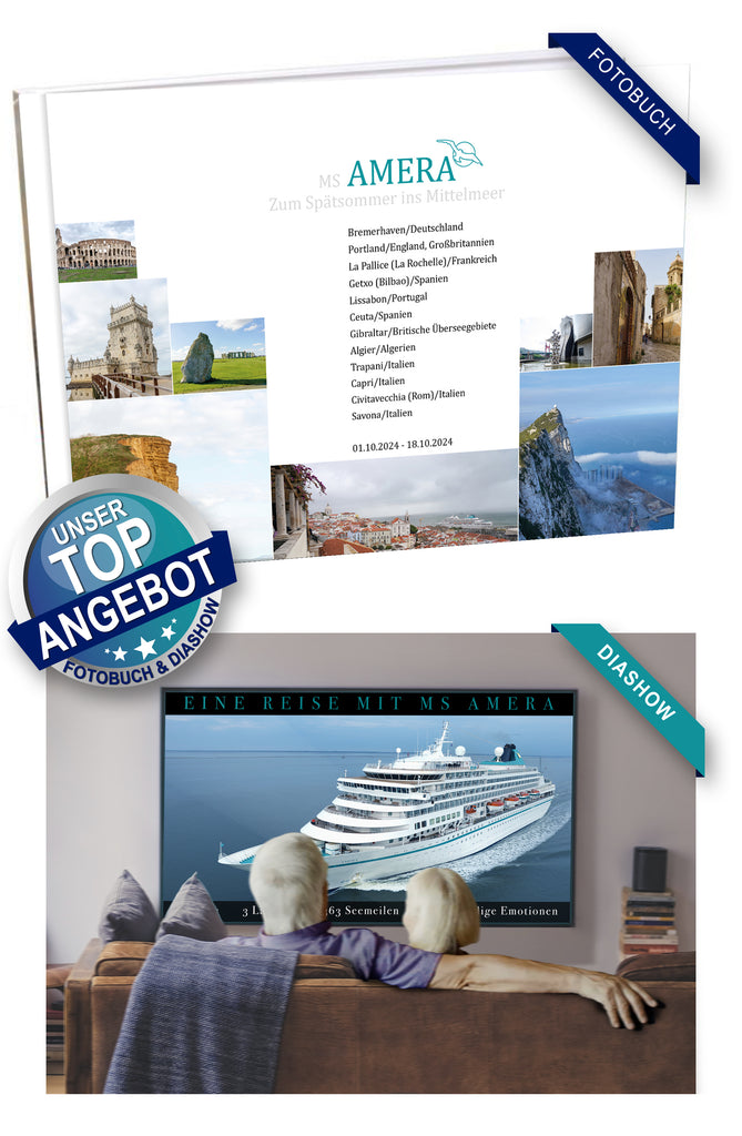 AMR121_ Zum Spätsommer ins Mittelmeer mit MS Amera 01.10.2024 - 18.10.2024