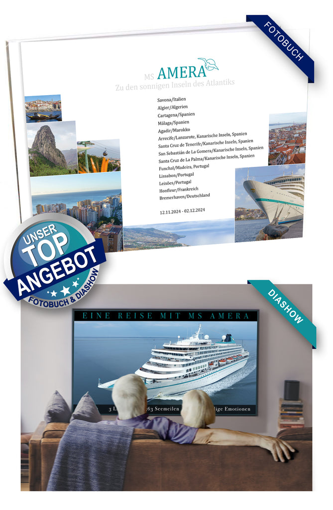 AMR124_ Zu den sonnigen Inseln des Atlantiks mit MS Amera 12.11.2024 - 02.12.2024