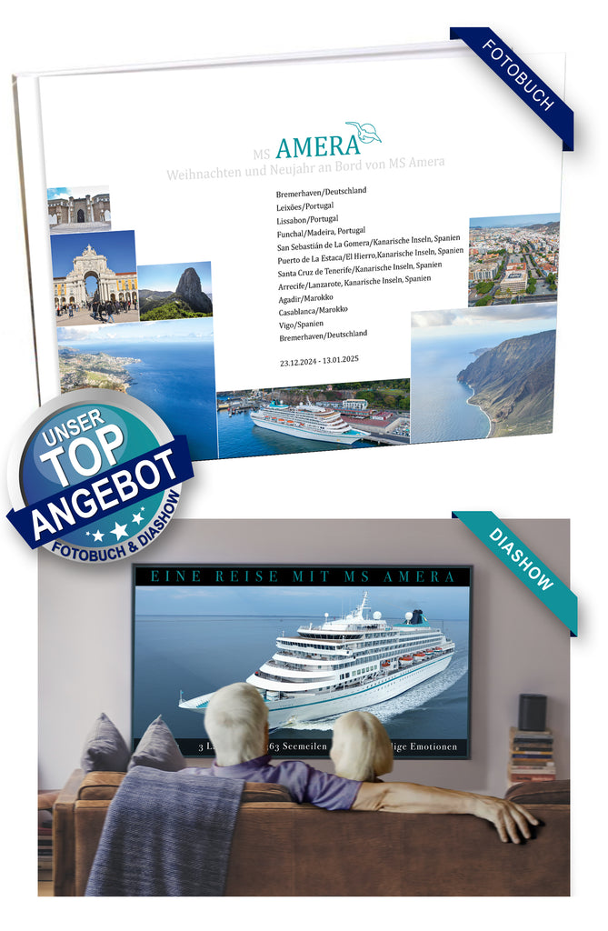 AMR126_ Weihnachten und Neujahr an Bord von MS Amera 23.12.2024 - 13.01.2025