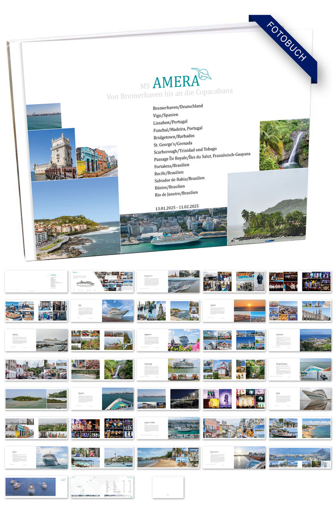 AMR128_ Von Bremerhaven bis an die Copacabana von MS Amera 13.01.2025 - 11.02.2025