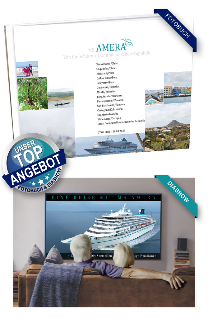 AMR130_ Von Chile bis zur Dominikanischen Republik mit MS Amera 07.03.2025 - 29.03.2025