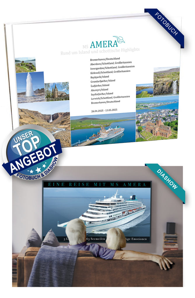 AMR132_ Rund um Island und schottische Highlights mit MS Amera 26.04.2025 - 13.05.2025