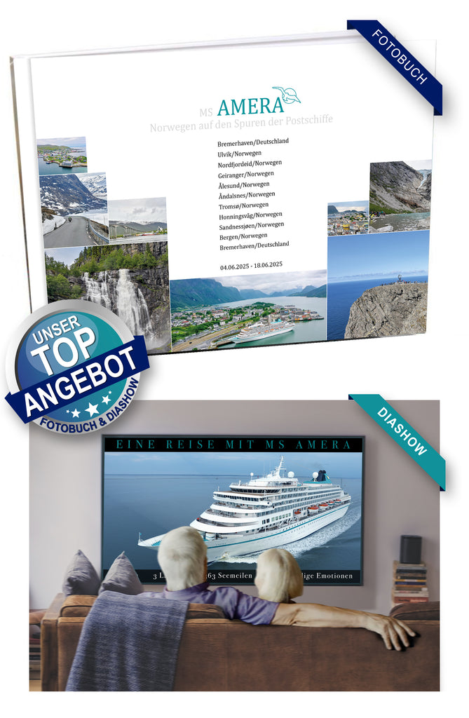 AMR135_ Norwegen auf den Spuren der Postschiffe mit MS Amera 04.06.2025 - 18.06.2025