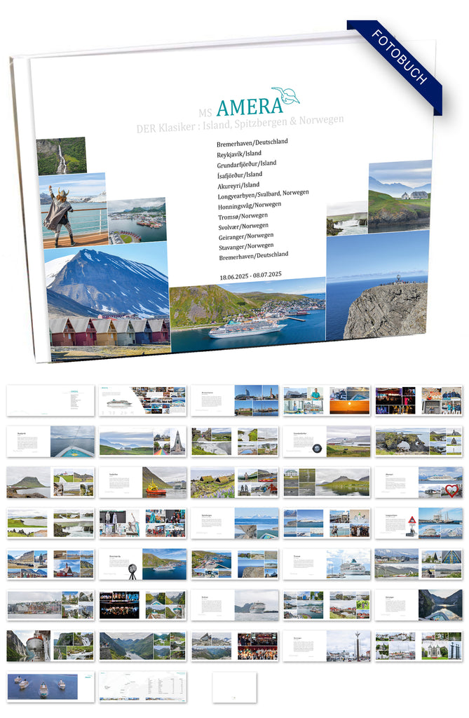 AMR136_ DER Klasiker : Island, Spitzbergen & Norwegen mit MS Amera 18.06.2025 - 08.07.2025