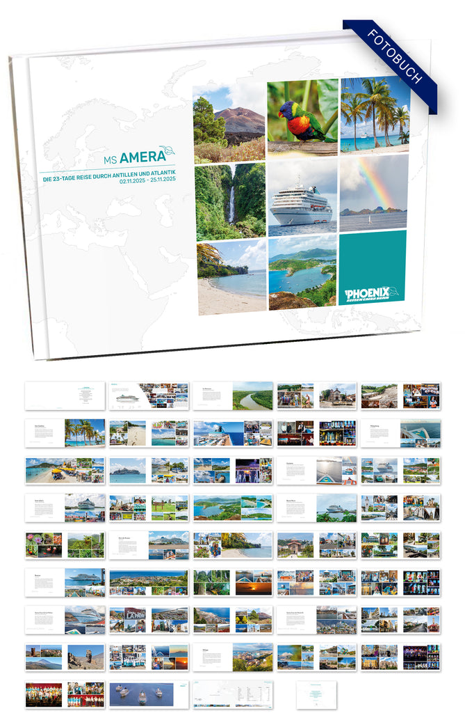 AMR145C_ Die 23-Tage Reise durch Antillen und Atlantik mit MS Amera 02.11.2025 - 25.11.2025