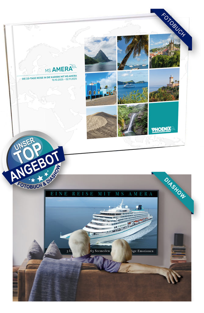 AMR145_ Die 23-tage Reise in die Karibik mit MS Amera 10.10.2025 - 02.11.2025
