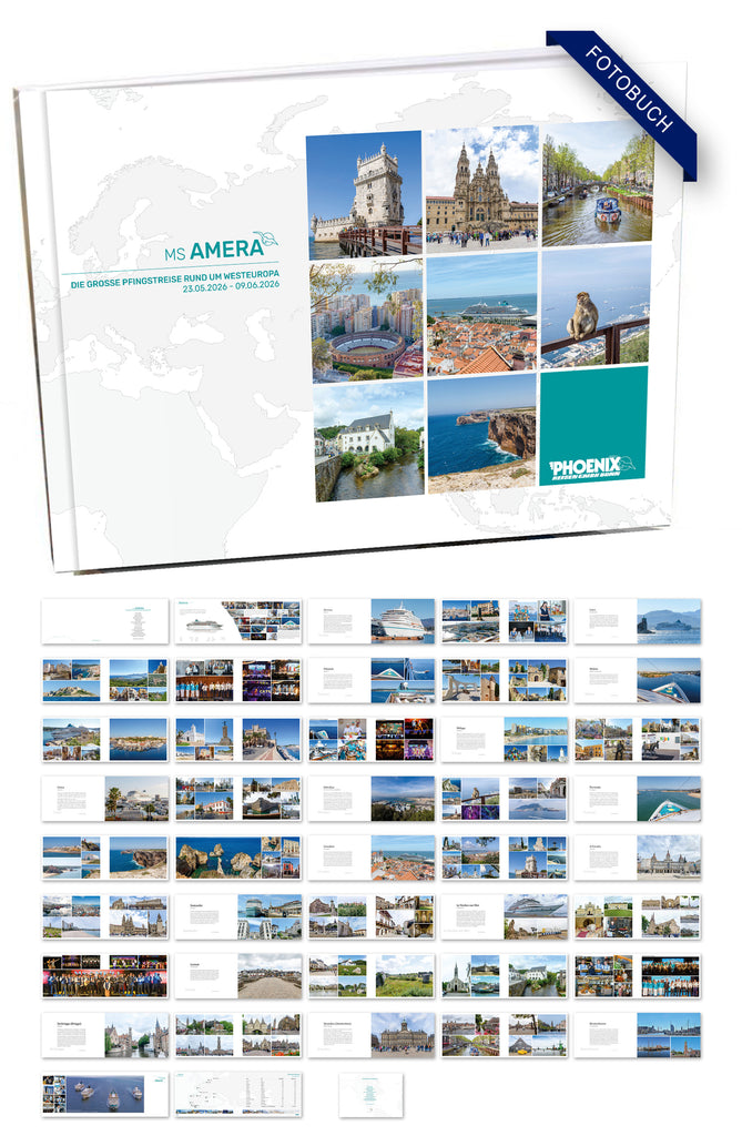 AMR157_ Die große Pfingstreise rund um Westeuropa mit MS Amera 23.05.2026 - 09.06.2026