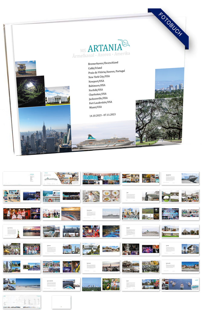 ART285F_ Ärmelkanal - Azoren - Amerika mit MS Artania 14.10.2023 - 07.11.2023