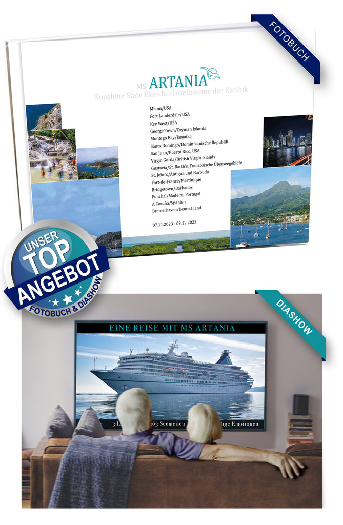 ART286F_ Sunshine State Florida - Inselträume der Karibik mit MS Artania 07.11.2023 - 03.12.2023