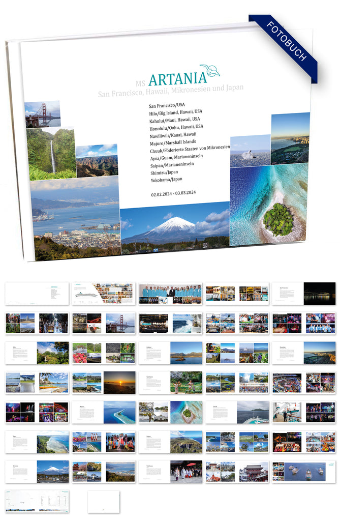 ART339_ San Francisco, Hawaii, Mikronesien und Japan mit MS Artania 02.02.2024 - 03.03.2024