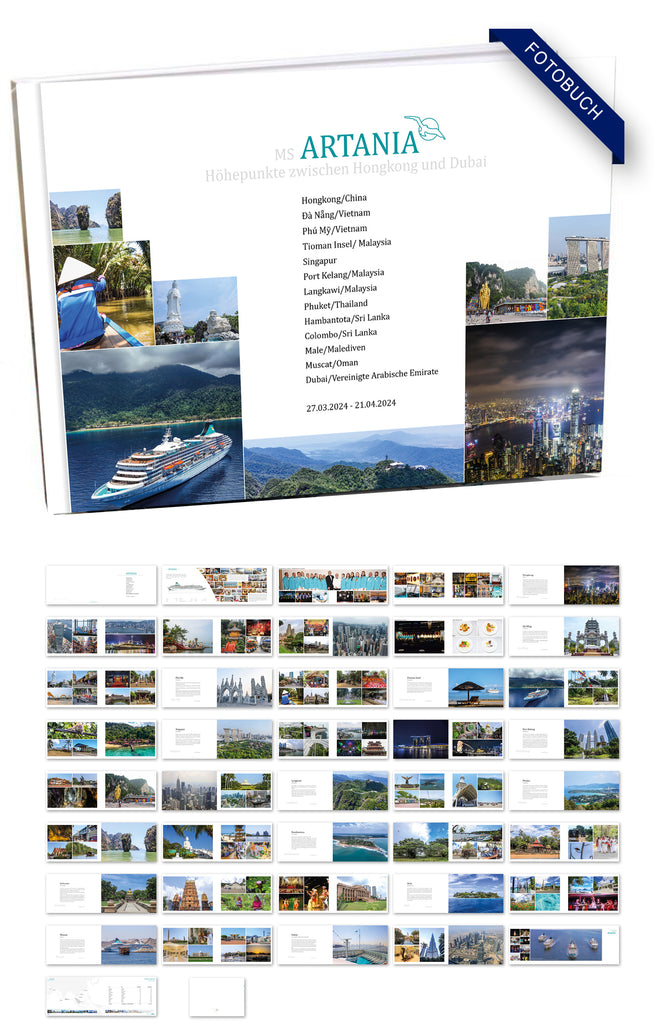 ART341_ Höhepunkte zwischen Hongkong und Dubai mit MS Artania 27.03.2024 - 21.04.2024