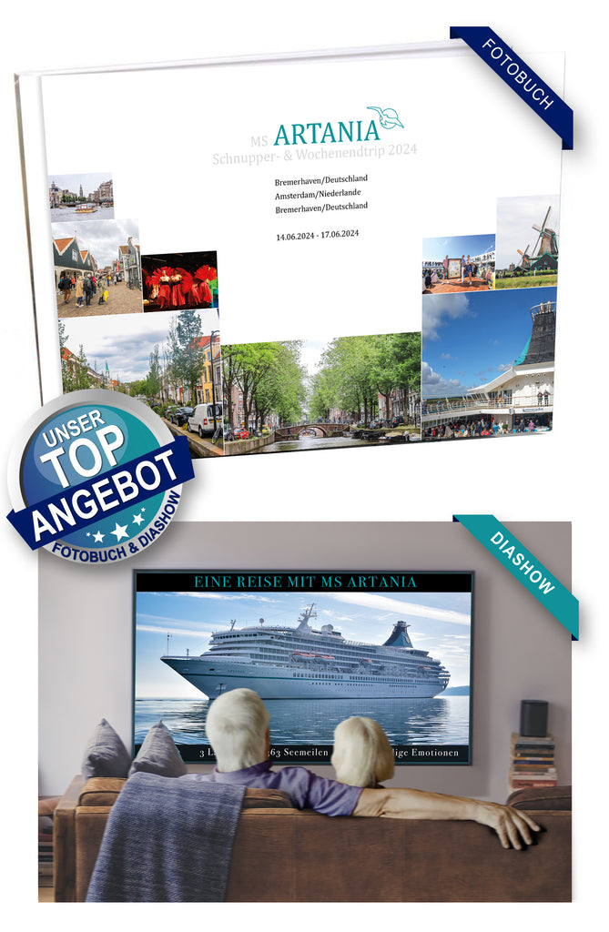 ART345_ Schnupper- & Wochenendtrip 2024 mit MS Artania 14.06.2024 - 17.06.2024