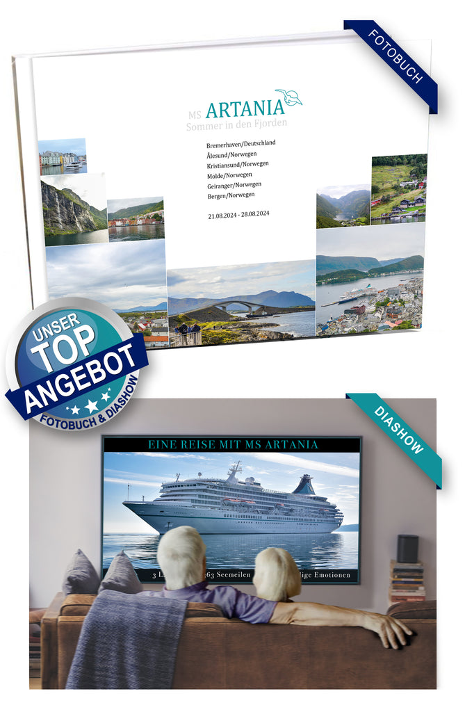 ART350_ Sommer in den Fjorden mit MS Artania 21.08.2024 - 28.08.2024