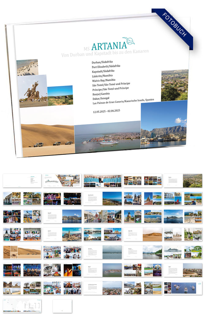 ART369_ Von Durban und Kapstadt bis zu den Kanaren mit MS Artania 12.05.2025 - 02.06.2025