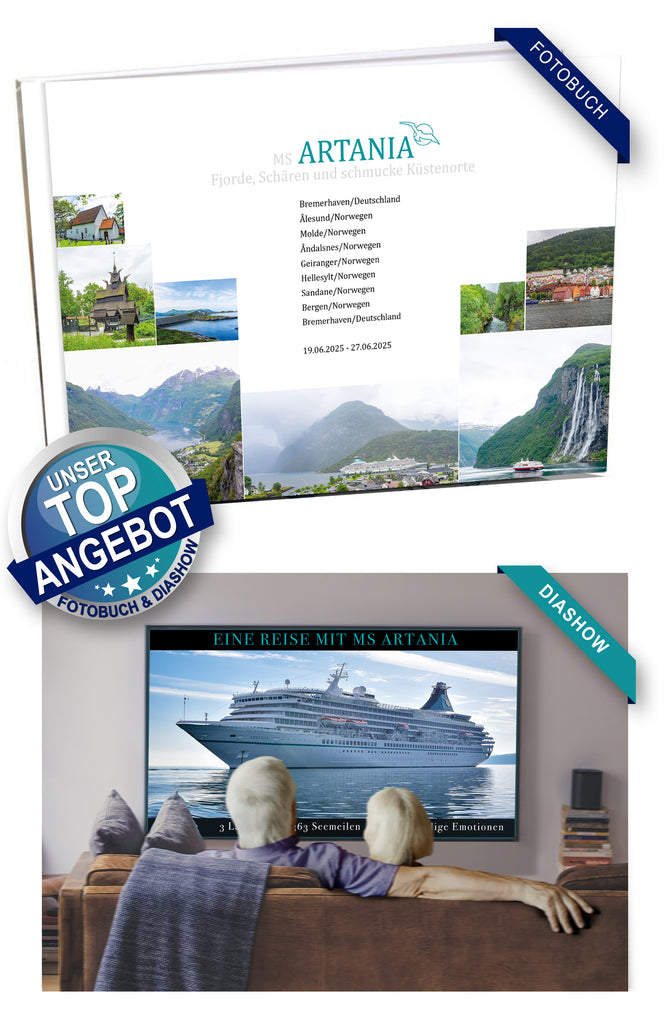 ART371_ Fjorde, Schären und schmucke Küstenorte mit MS Artania 19.06.2025 - 27.06.2025