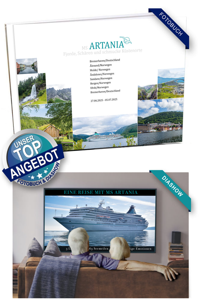 ART372_ Fjorde, Schären und schmucke Küstenorte mit MS Artania 27.06.2025 - 05.07.2025