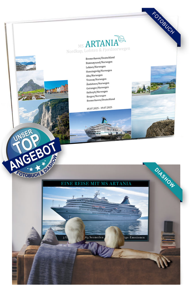 ART373_ Nordkap, Lofoten & Fjordnorwegen mit MS Artania 05.07.2025 - 19.07.2025