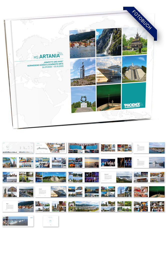 ART379_ ,,Konfetti und Ahoi“ Norwegens Süden & schönste Orte mit MS Artania 26.09.2025 - 03.10.2025