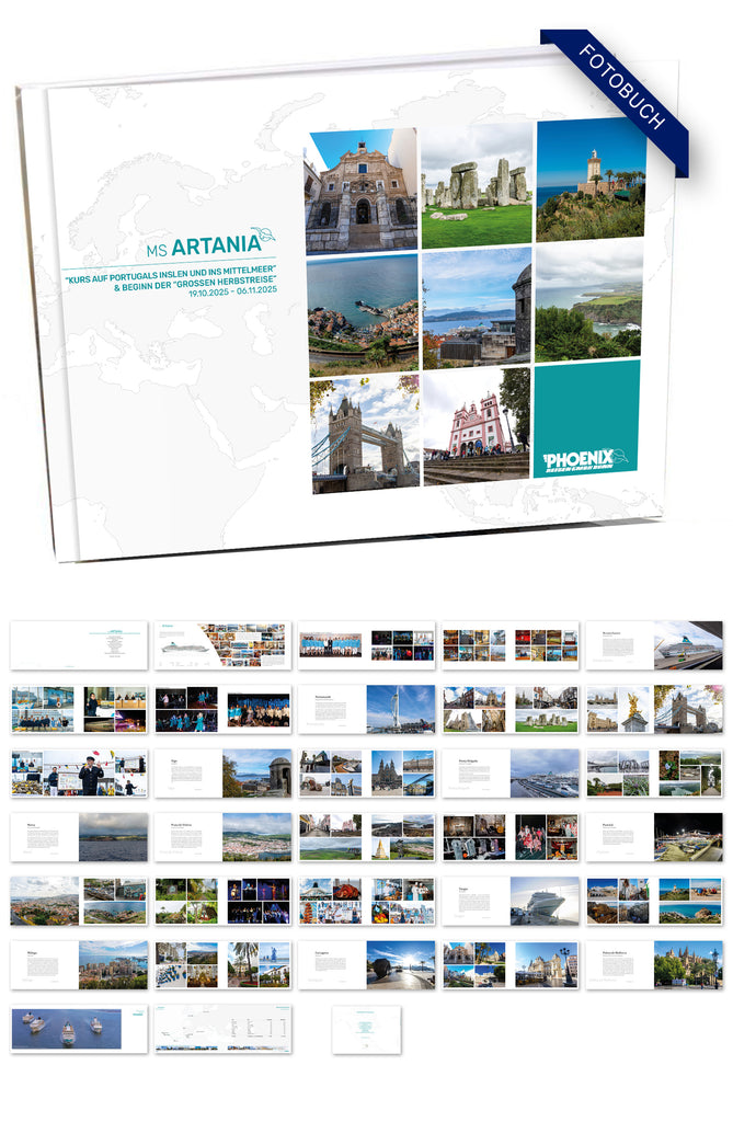 ART382_ ,,Kurs auf Portugals Inslen und ins Mittelmeer“ & Beginn der großen,, Herbstreise mit MS Artania 19.10.2025 - 06.11.2025