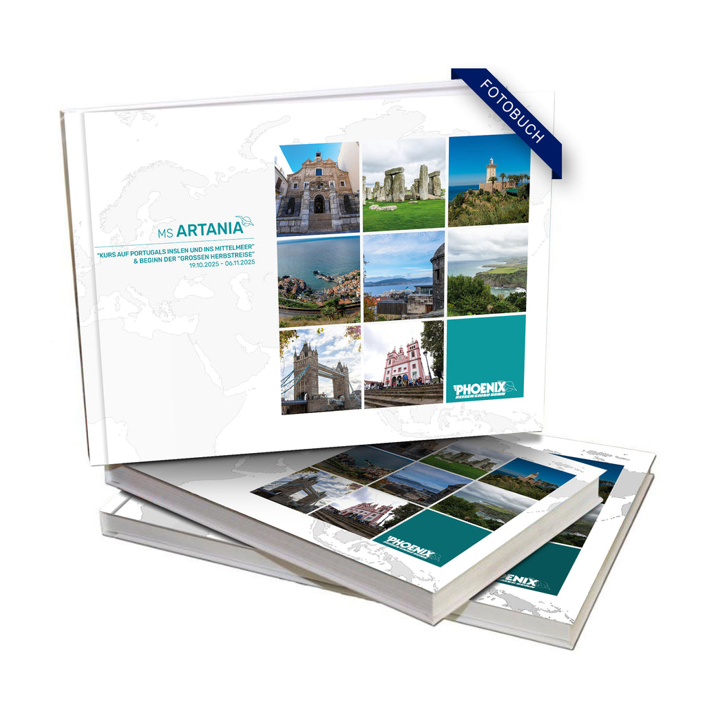 ART382_ ,,Kurs auf Portugals Inslen und ins Mittelmeer“ & Beginn der großen,, Herbstreise mit MS Artania 19.10.2025 - 06.11.2025
