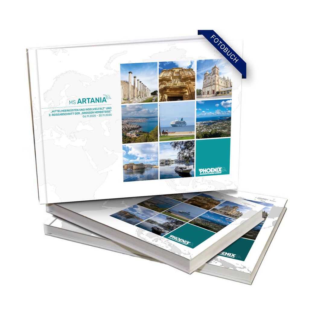 ART383_ ,,Mittelmeerküsten und Inselvielfalt” und 2. Reiseabschnitt der ,,großen Herbsteise” mit MS Artania 06.11.2025 - 20.11.2025