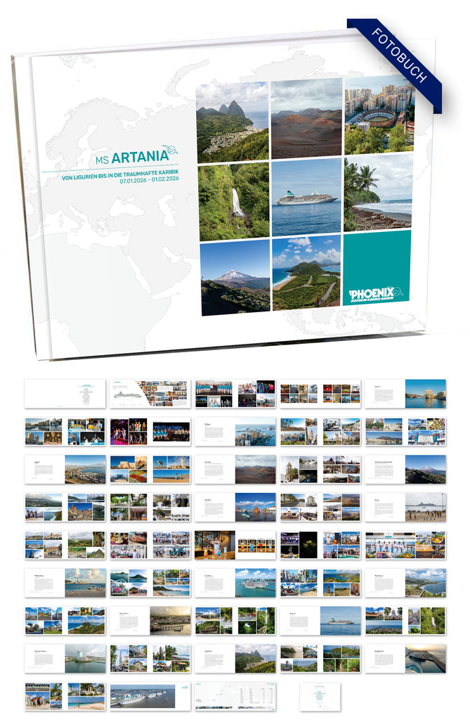ART389_ Von Ligurien bis in die traumhafte Karibik mit MS Artania 07.01.2026 - 01.02.2026