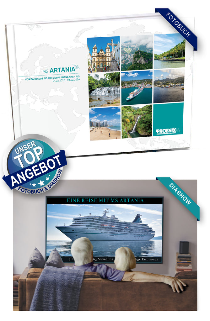 ART390_ Von Barbados bis zur Copacabana nach Rio mit MS Artania 01.02.2026 - 24.02.2026